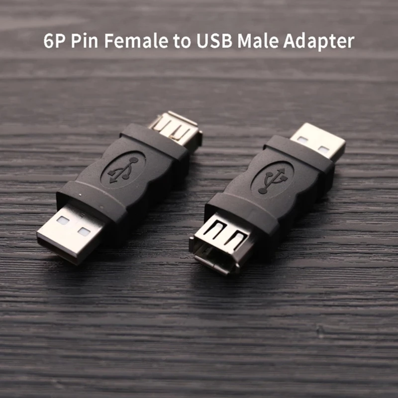 USB2.0 Мужской адаптер Firewire IEEE 1394 6P Женский адаптер Конвертер Удлинитель Разъем и использование для сканеров, принтеров