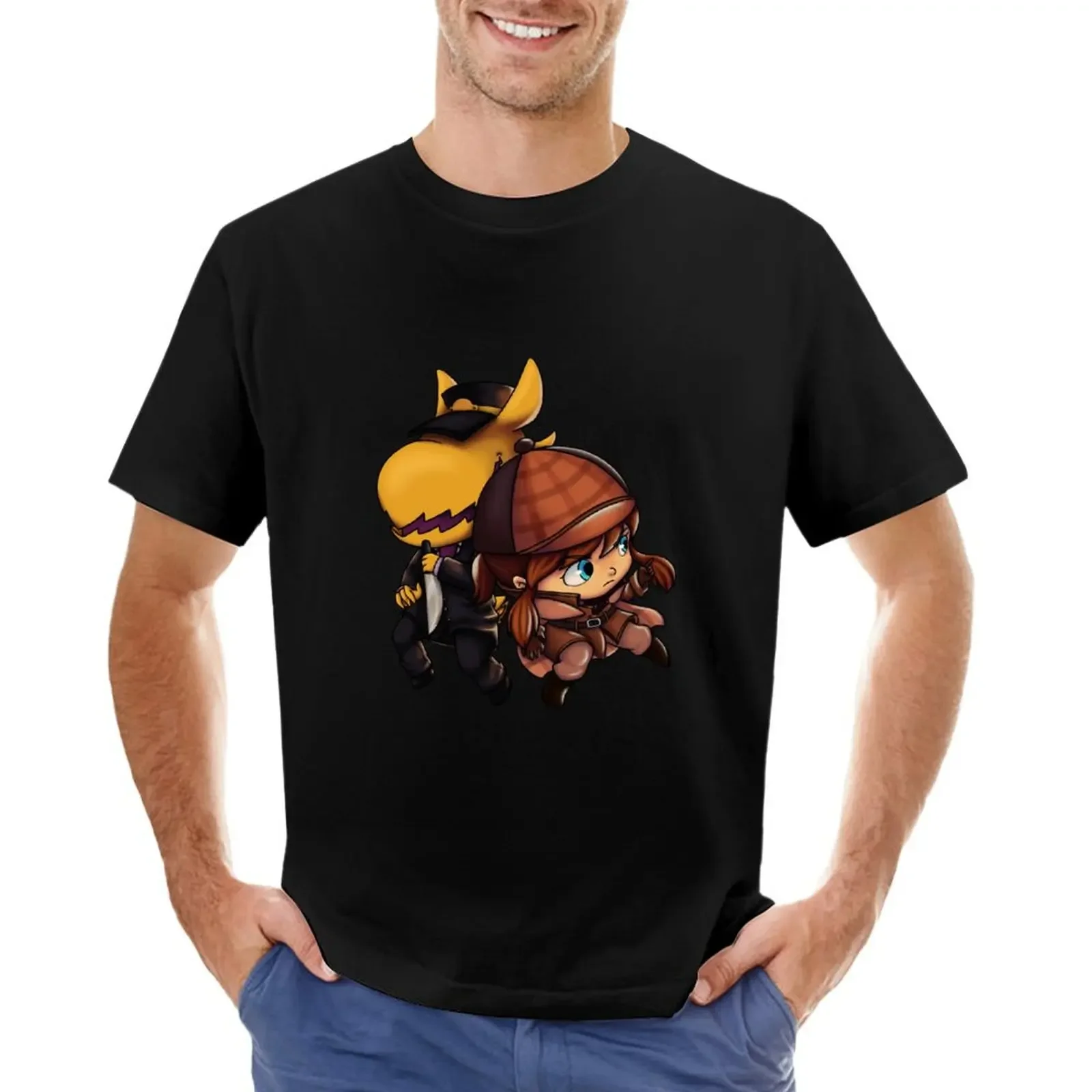 

A Hat in Time Hat Kid + Conductor T-shirt cute tops shirts graphic tees plus sizes aesthetic clothes workout shirts for men