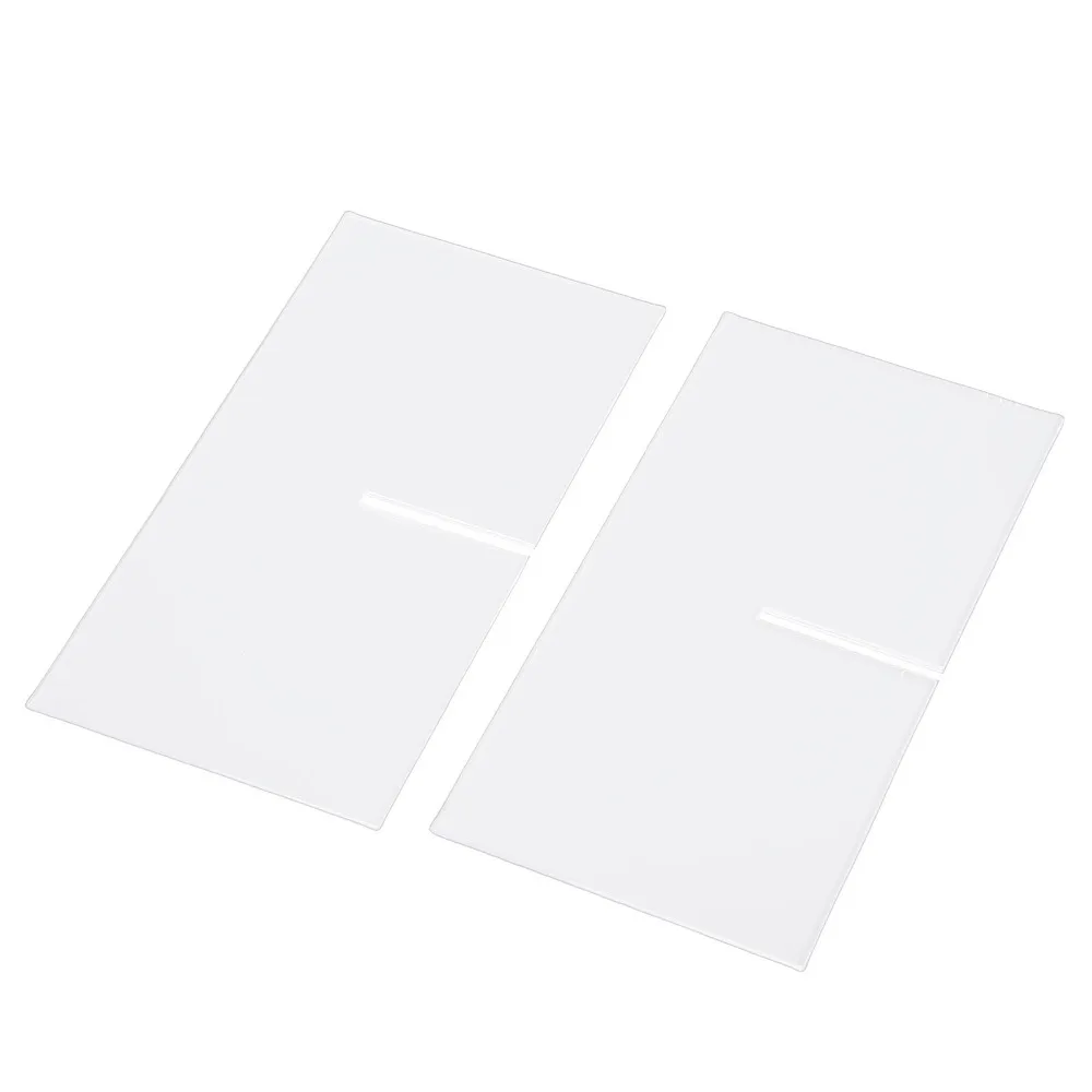 1set X-Shaped Design Acrylic Book Stand Clear Acrylic Material Portable Size Open Book Holder Desktop Reading Rack