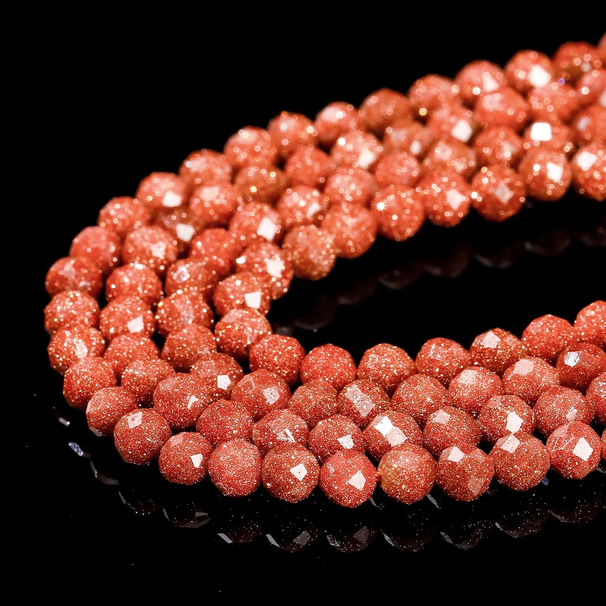 2 3 4mm Synthetic Faceted Golden Sandstone Beads Loose Spacer Seed Small Bead for Jewelry Making Diy Necklace Bracelet Accessory