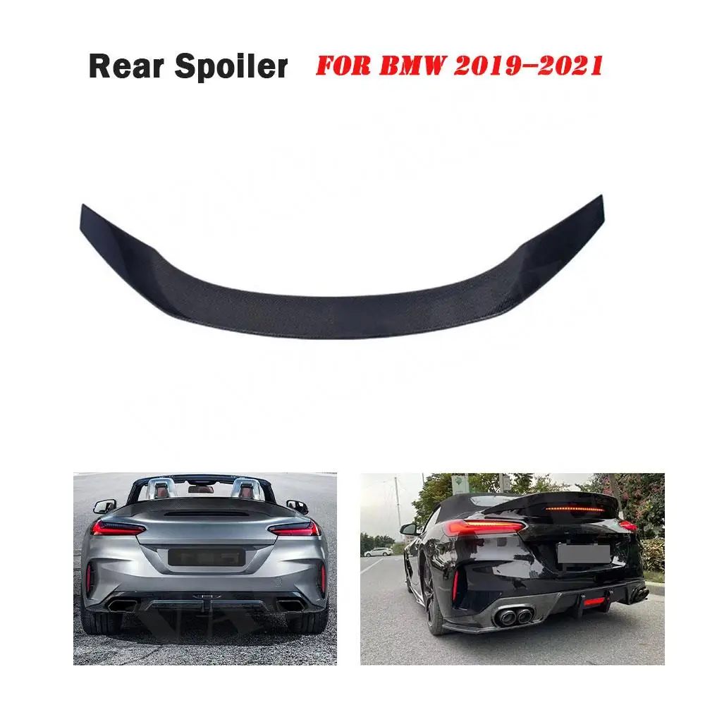 VACOMUL Dry Carbon Rear Boot Spoiler for BMW Z4 G29 2019 2020 2021 Rear Trunk Spoiler Lid Wing