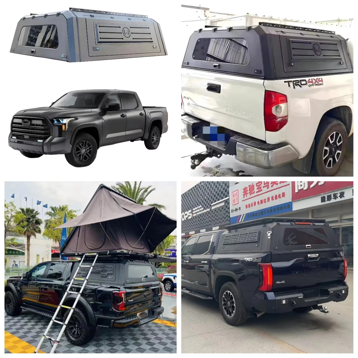 

Lightweight Steel Hardtop Topper Camper Truck Canopy Hardtop Canopy for Tundra Hilux Tacoma F-150 Raptor Ranger