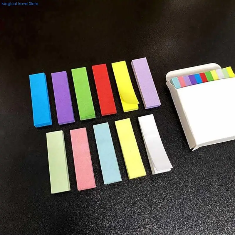 N2UB 1 SET 11 Colors Note Adhesive Memos Pad Красочные вкладки индекса для школы