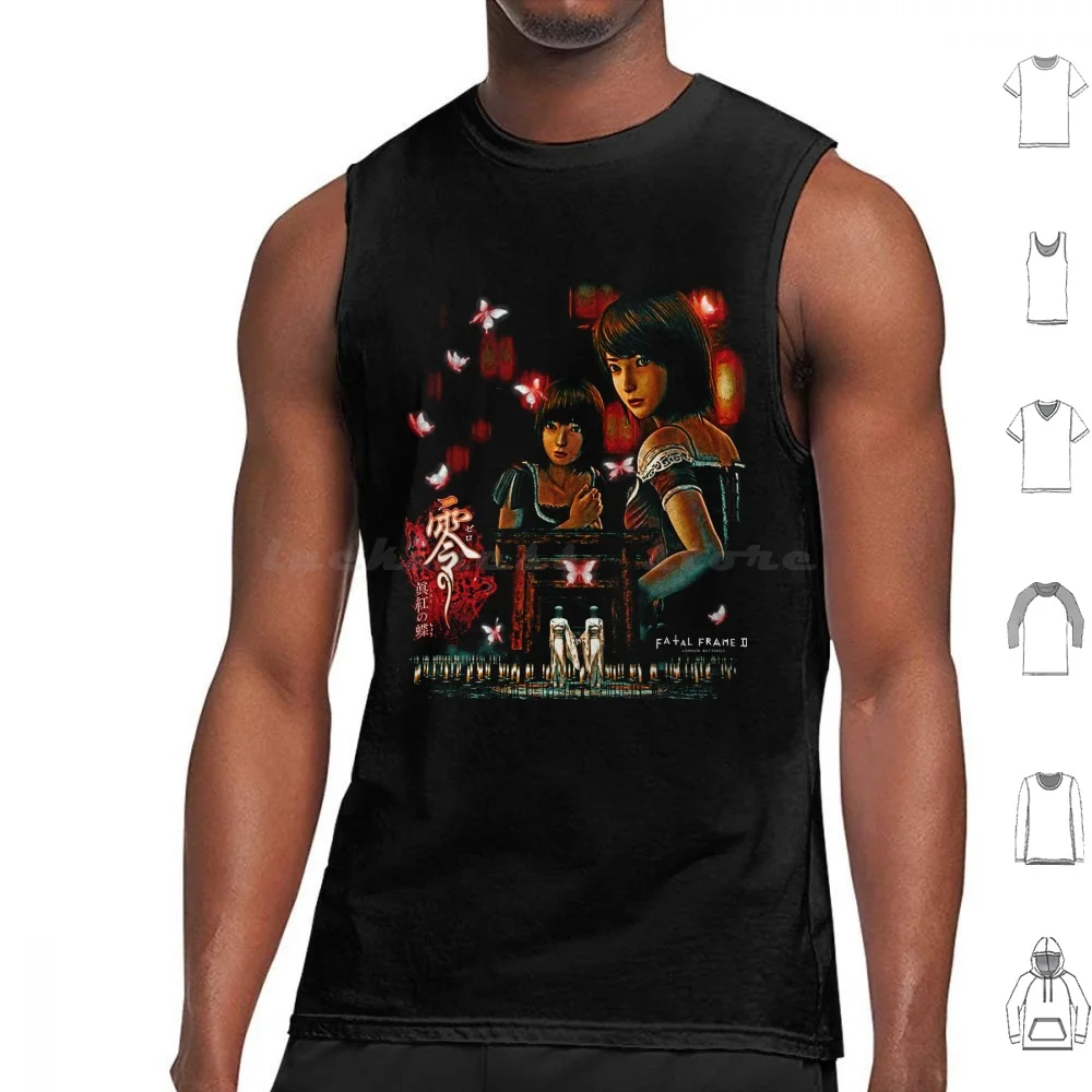 Fatal Frame 2 Tank Tops Vest Sleeveless Fatal Frame Survival Horror Horror Horror Games Retro Horror Vintage Horror Silent