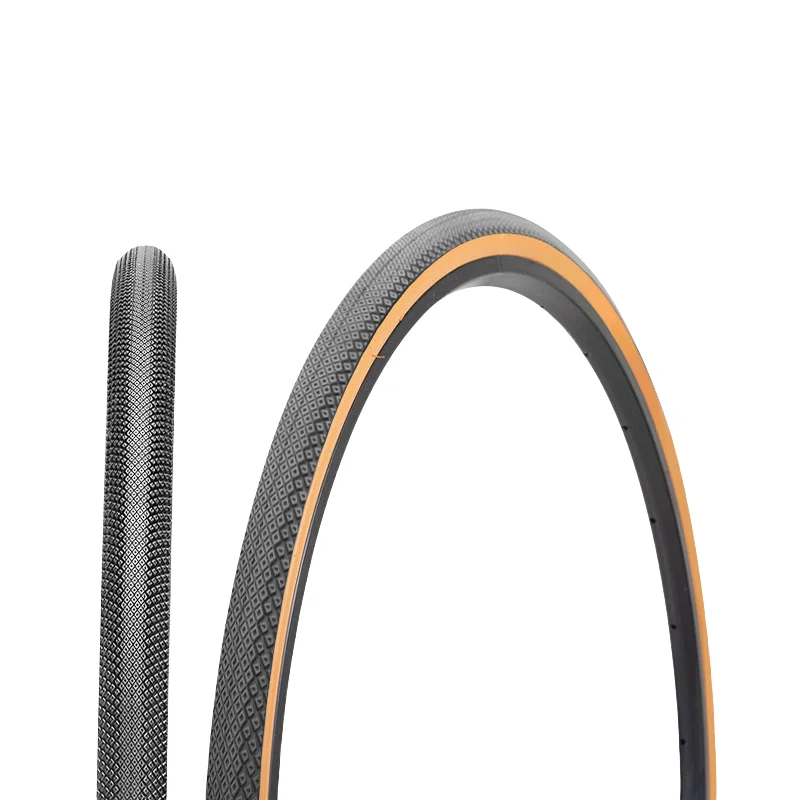 CHAOYANG Gravel Bike Tyre, Cross country Road Bicycle Brown edge Tire, 700X32c 35C 38C 40C Retro Outer tyre