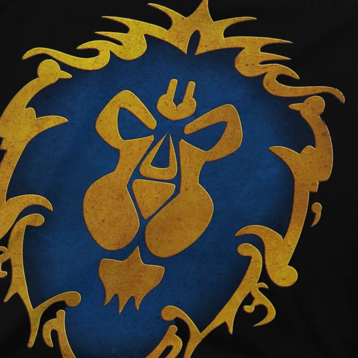 World of Warcraft Lion Tshirt Men Tops Vintage Summer Clothing T Shirt