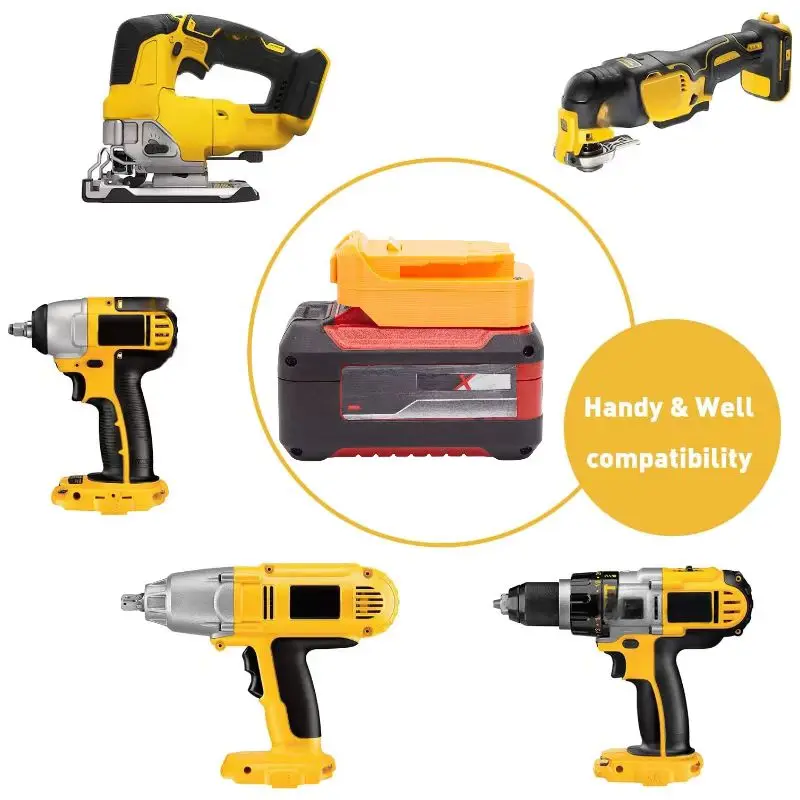 Batteries Converter For  Ozito For Einhell 18v Lithium Ion  Converter to Dewalt 18v Tools  (﻿Adaptor Only）