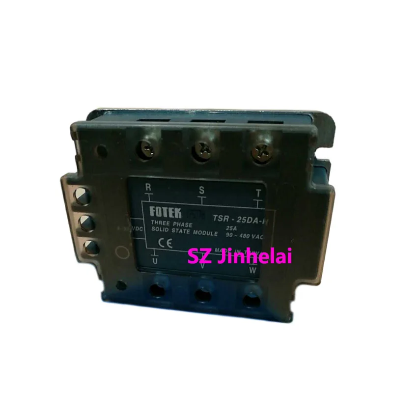 New and Original FOTEK TSR-25DA 40DA 75DA-H 3 Phase Solid State Relay Module SSR High Voltage ac dc