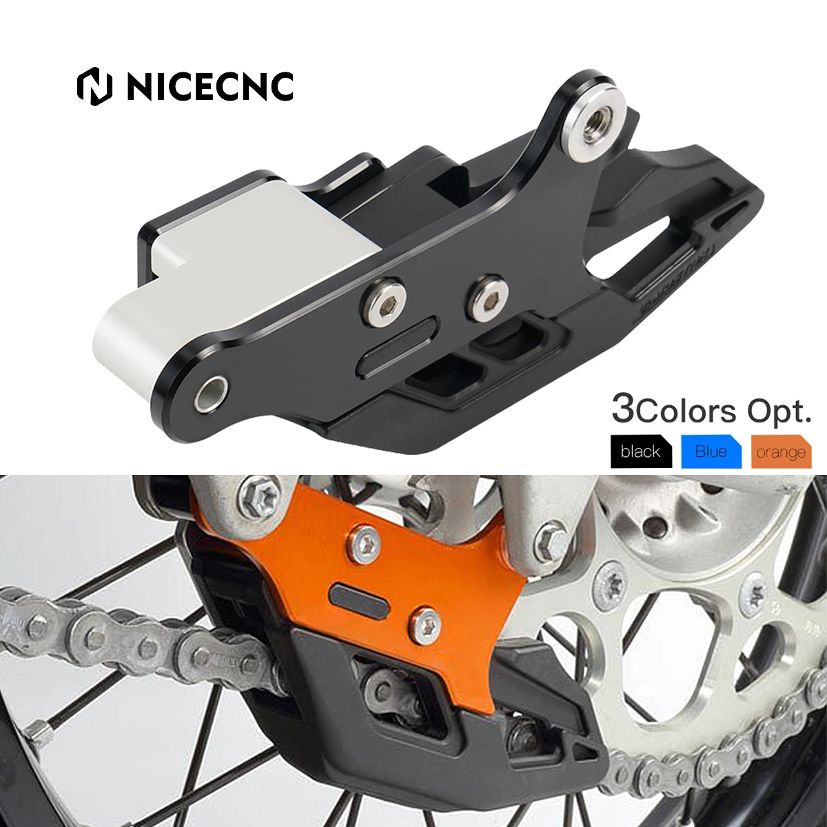 

NiceCNC For GasGas EC300 EC MC EX 125 250 300 250F 350F 450F MCF EXF ECF 250 350 450 2021-2022 Chain Guide Guard Cover Protector