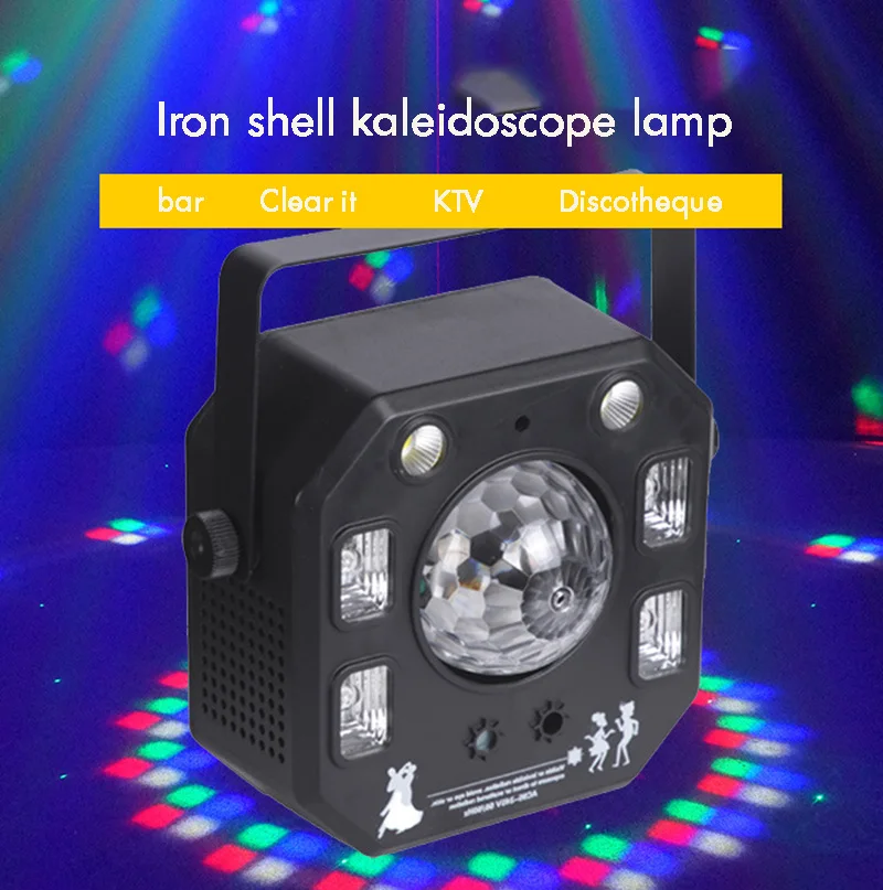 LED Stage Lights Laser Effect Beam Spotlight Intelligent Voice Control for Bar Singing Atmosphere Lighting System ,CN/US/EU Plug