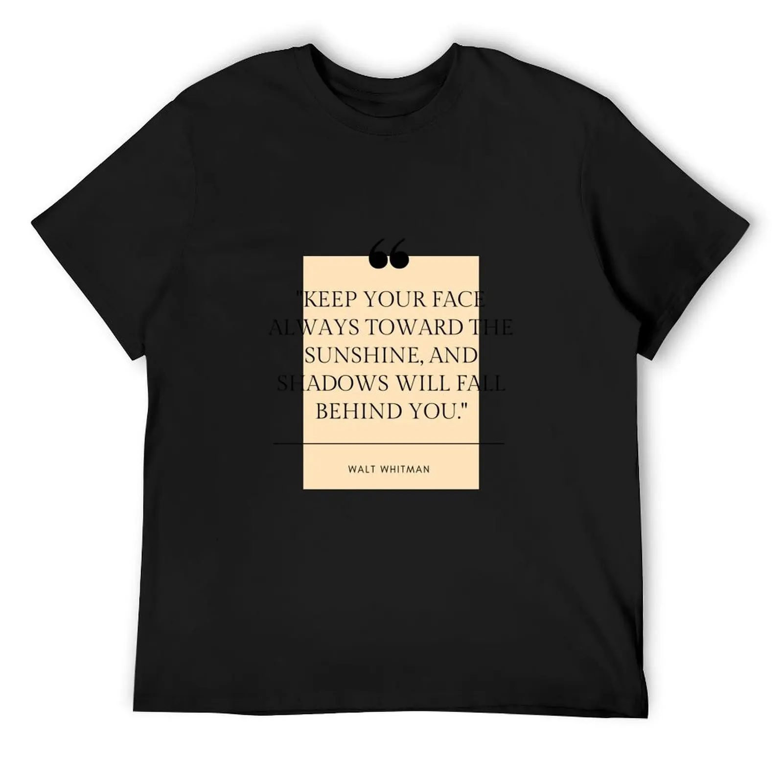 

Walt Whitman Quote T-Shirt
