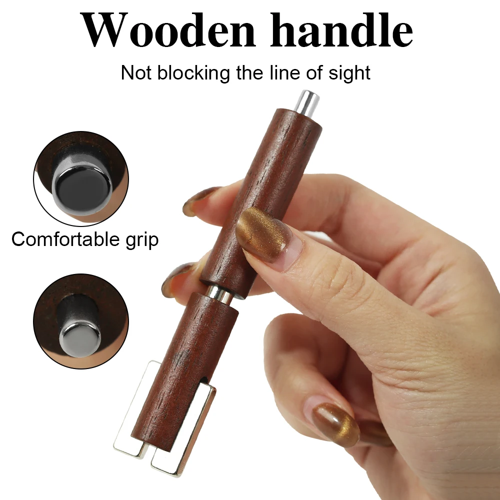 4 In 1 Detachable Multifunctional Combination Cylindrical Suction Nail Art Cat Eye Super Strong Magnet Nail Salon Special Tool