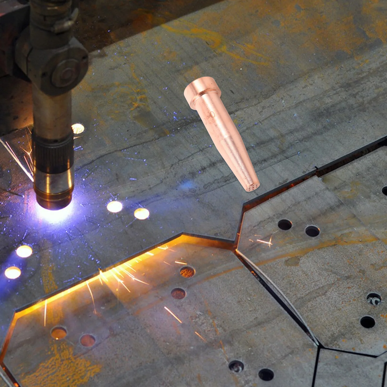 

Flame Nozzle Heavy Duty Tip For Acetylene Natural Gas Torch Semi Automatic Cutting Machine Replacement Cutting Torch Tips