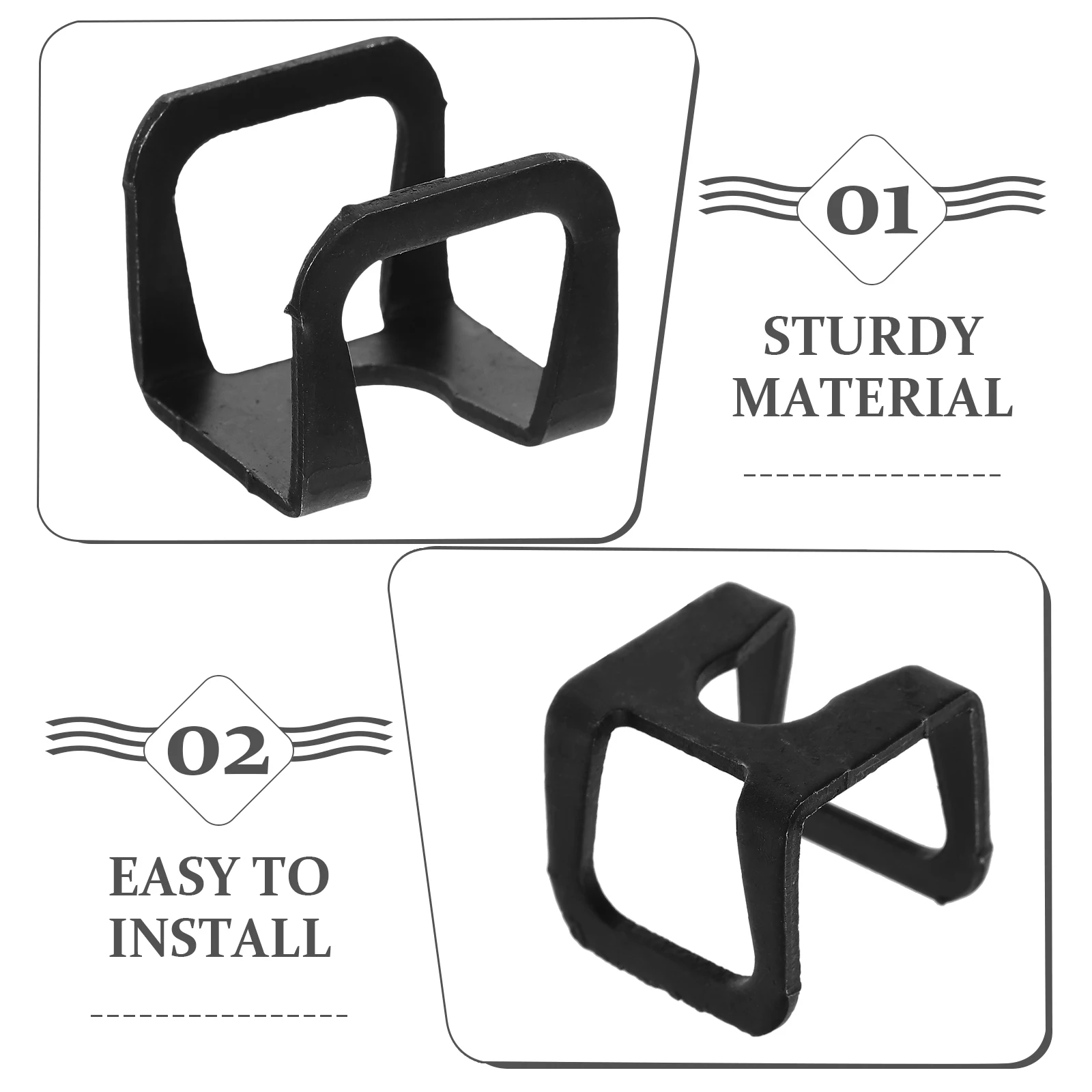 

10 Pcs Oil Pump Clips Horizontal Jack Repair Tools Replacement Parts 2 5 Ton Hydraulic Floor Car Accessories Steel Durability