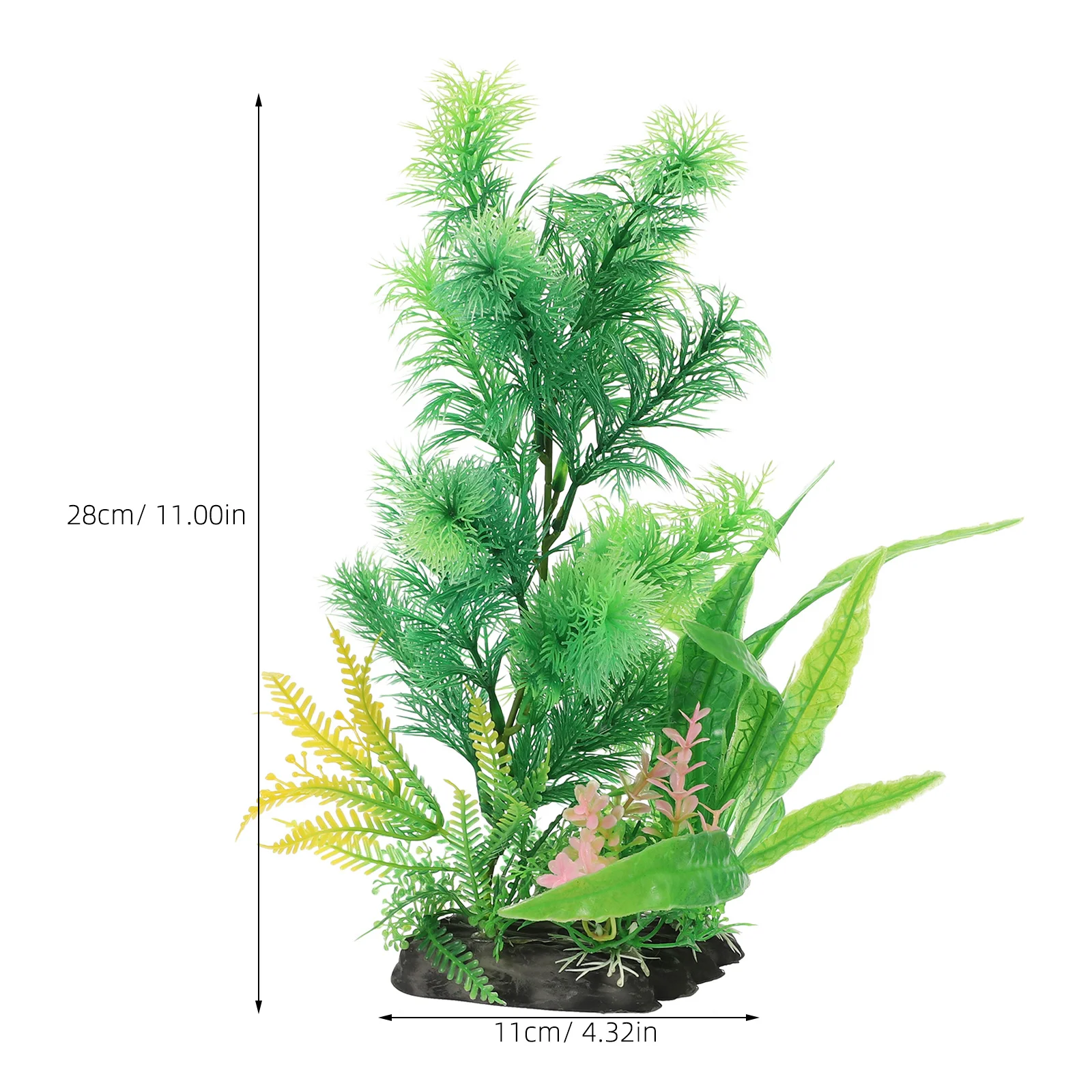 

2pcs Artificial Aquarium Plants Lifelike Fish Tank Decorations Plastic Aquatic Plant Supplies Grass Accessories Pet Goods