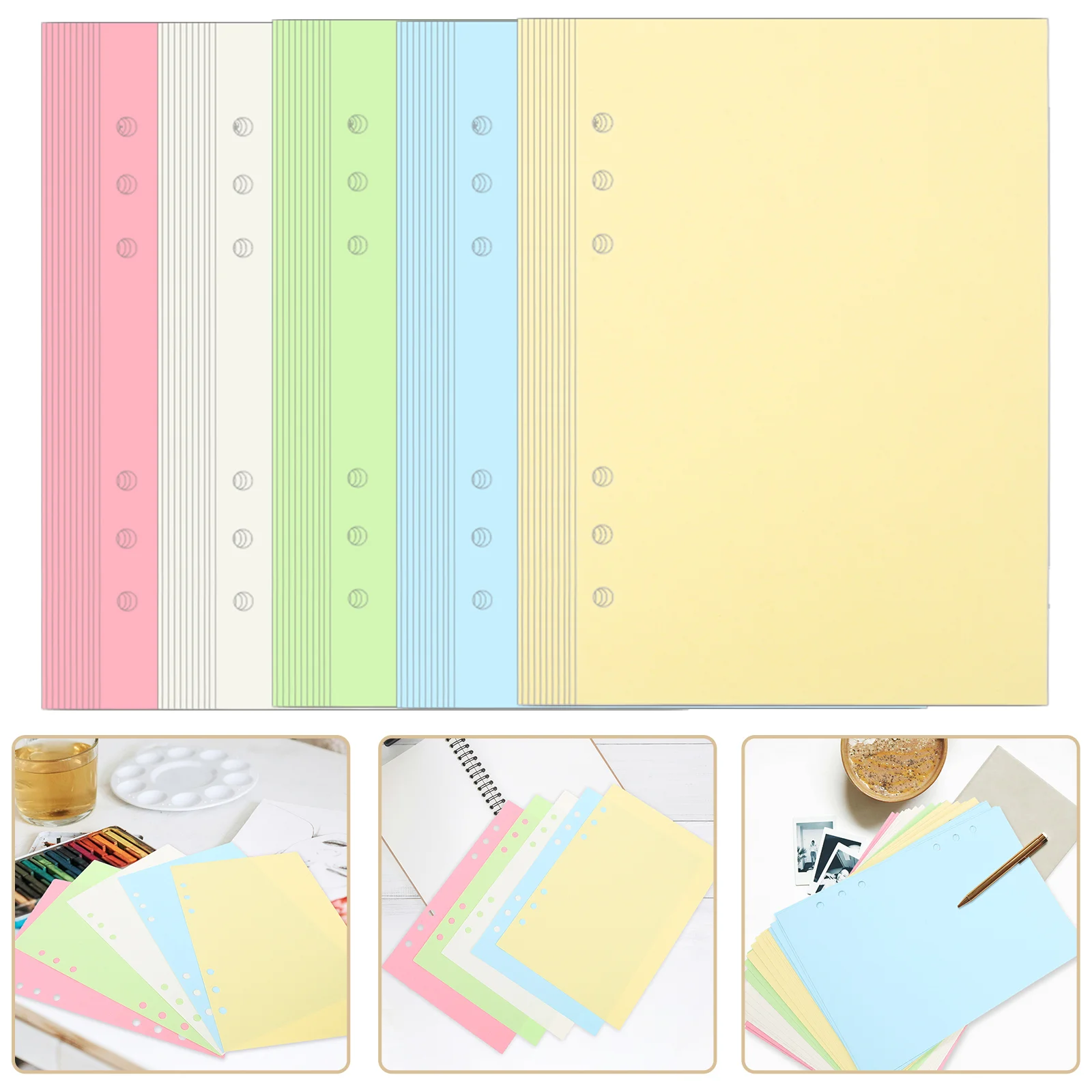 50 Sheets Loose Leaf Loose-leaf Notebook Refill A5 The 2100X1420X010CM Paper Planner Inserts Notepad