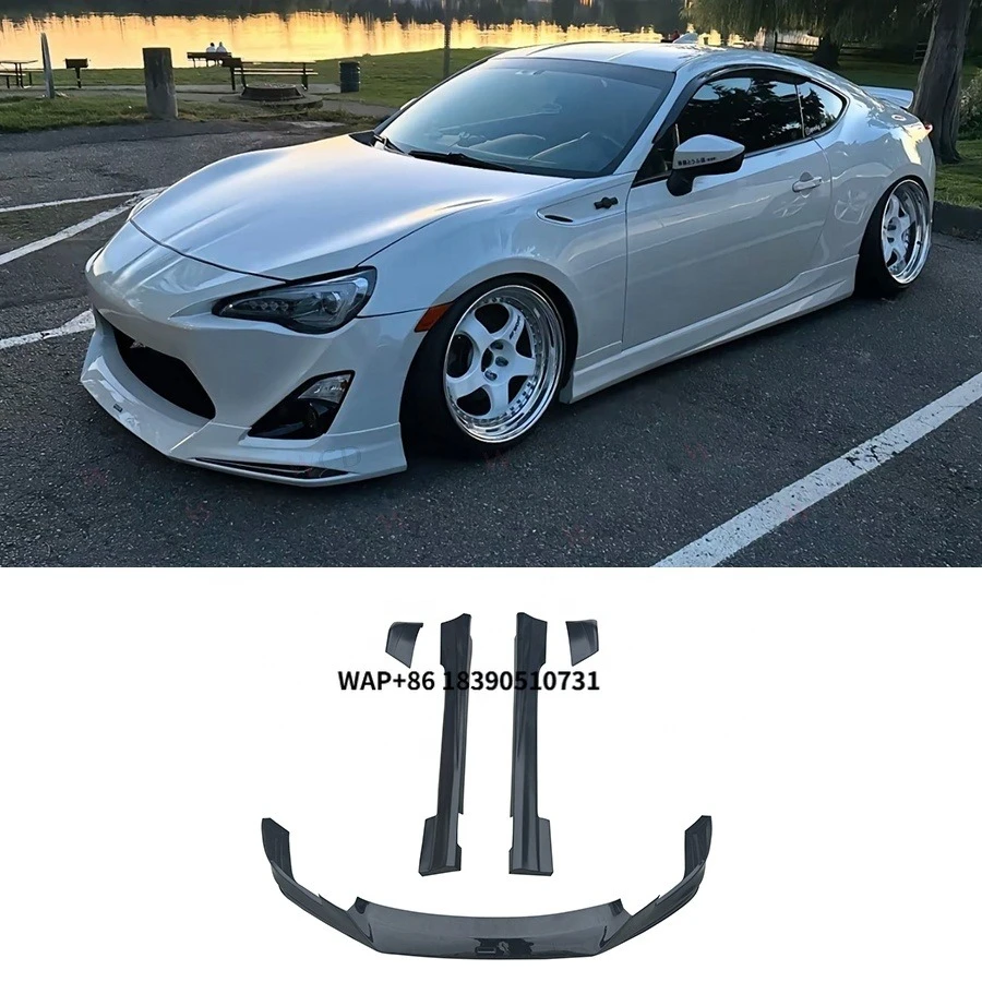 

High Quality PP Wide Body Kit for GT86 FT86 2013-2015 Front Bumper Lip Side Skirts Rear Diffuser Splitter Body Kits