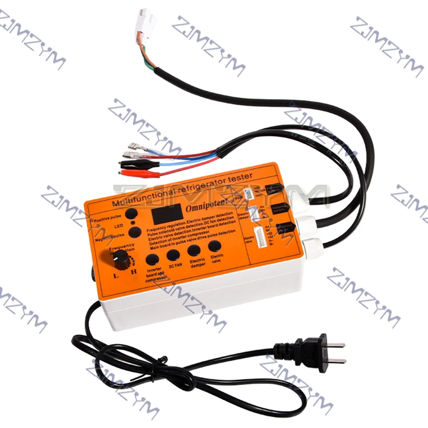 Refrigerator Inverter Board Compressor Solenoid Valve Fan Air Door Electric Valve Tester Fault Tool English Version