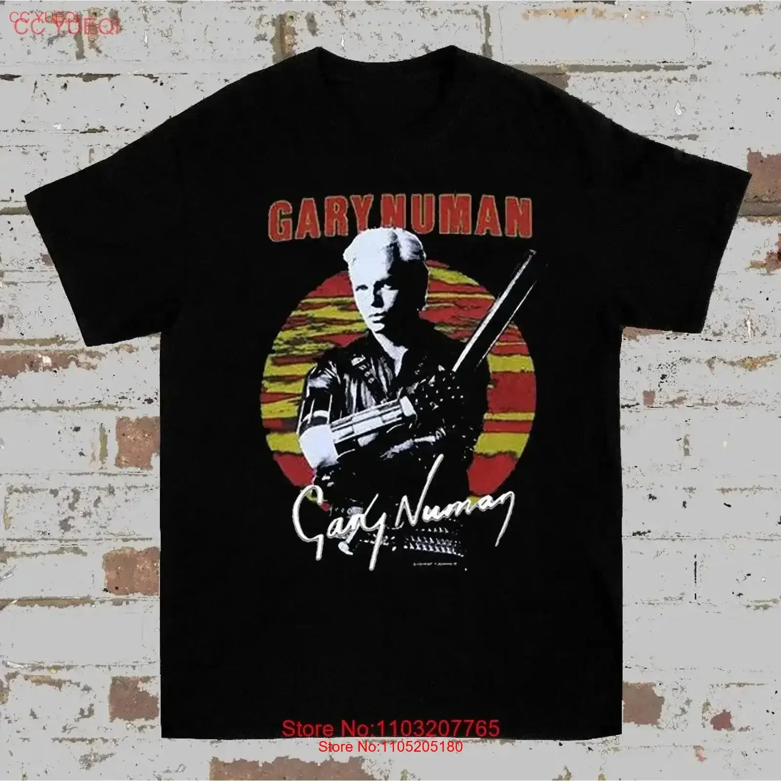 Gary Numan Signature T Shirt All Size S to 5XL BL2 433 vintage Washed Soft Comfortable homme Slightly Stretched Casual