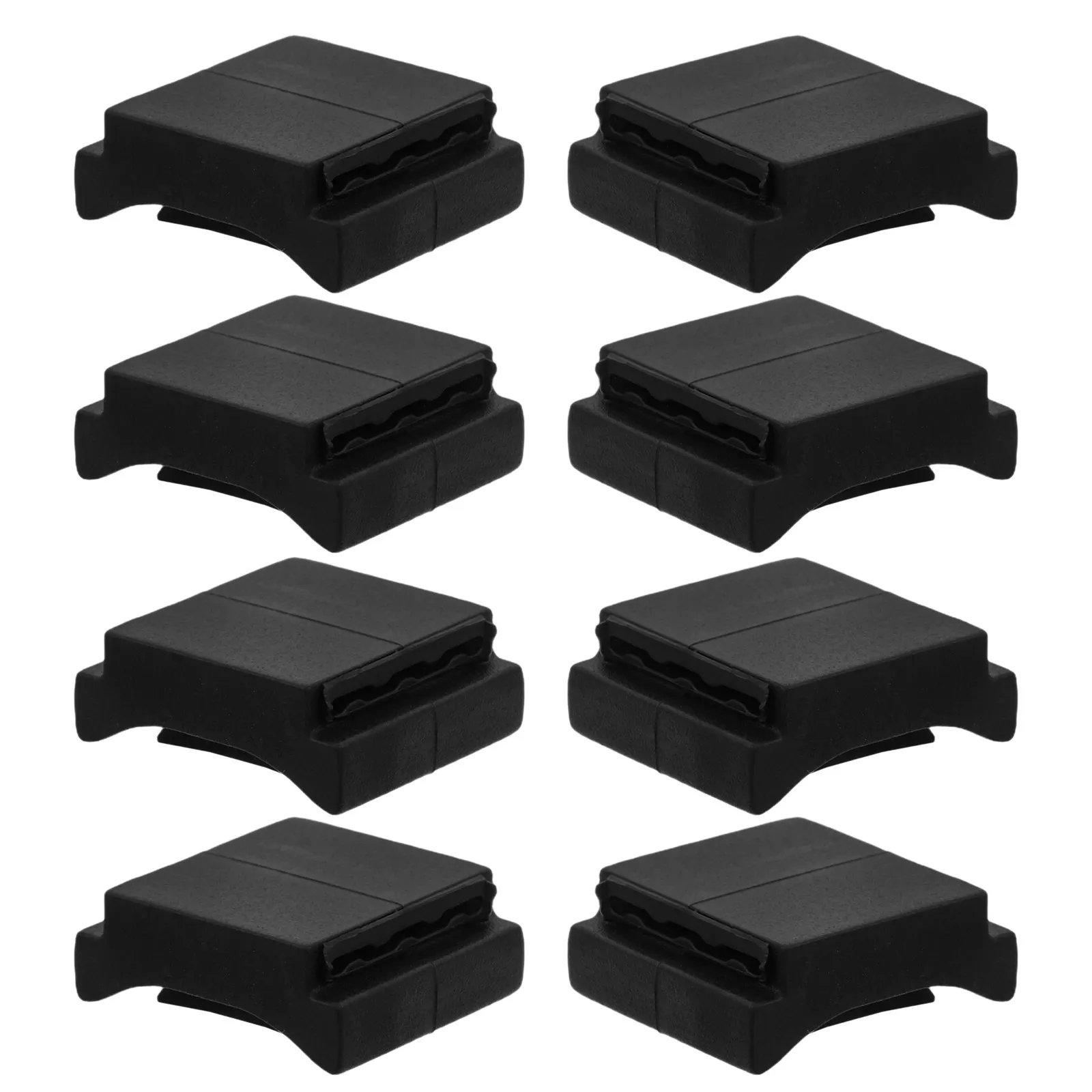 8Pcs Guitar Pick Holder Black Silicone Convenient Headstock Mount for Acoustic Electric Ukulele Guitar Pick Storage