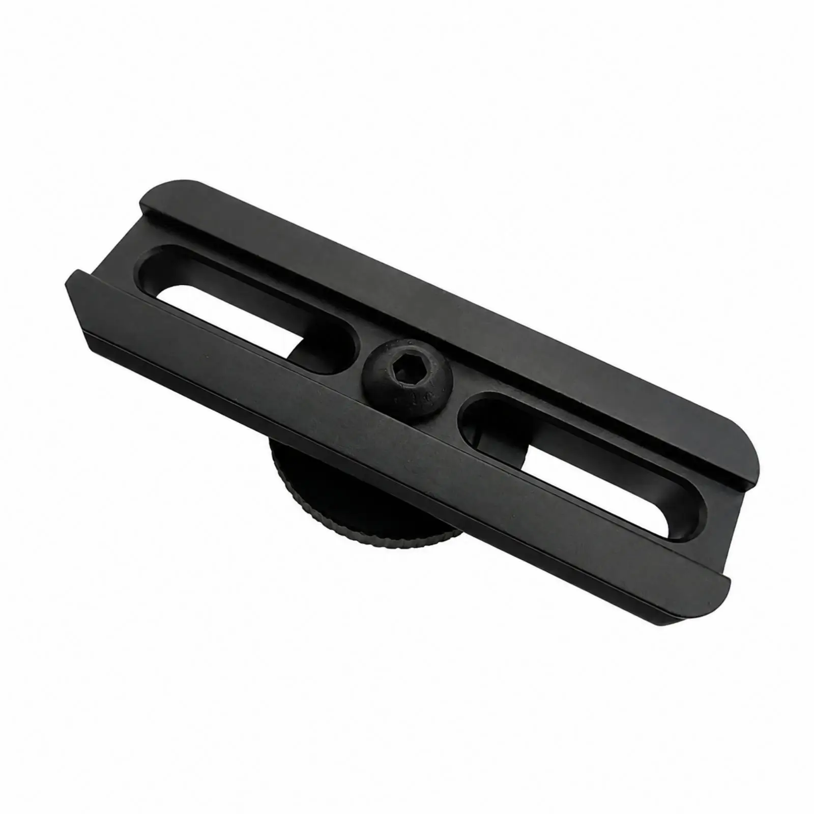 Camera Support Bracket Black Metal Mount for Tripod Rail Hot Shoe Adapter for Studio Photography Positioning Accessory