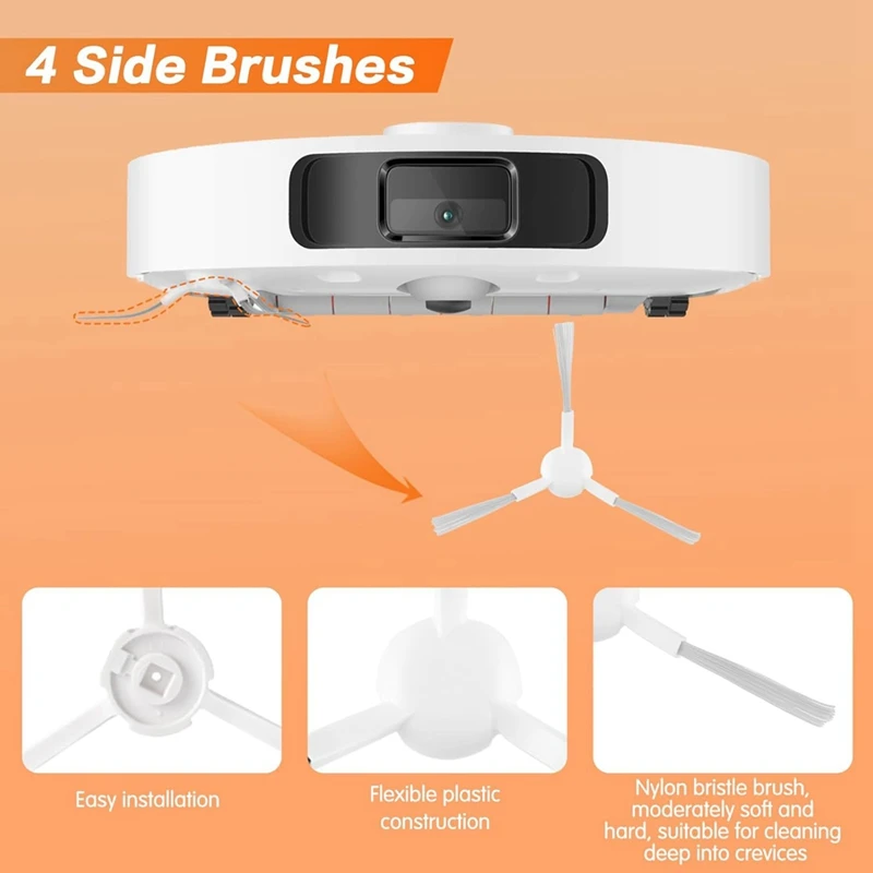 A23T For Dreame X20+ X10+ Plus L10s Ultra L10 Ultra L10 Prime Robot Vacuum Brush Filter Mop Bag Kit