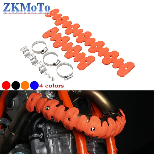 Cubierta de protección del silenciador del aislamiento de escape de 4 tiempos para motocicleta, para KTM SXF EXCF SMR, Husqvarna FC FE, Honda, Yamaha, Suzuki