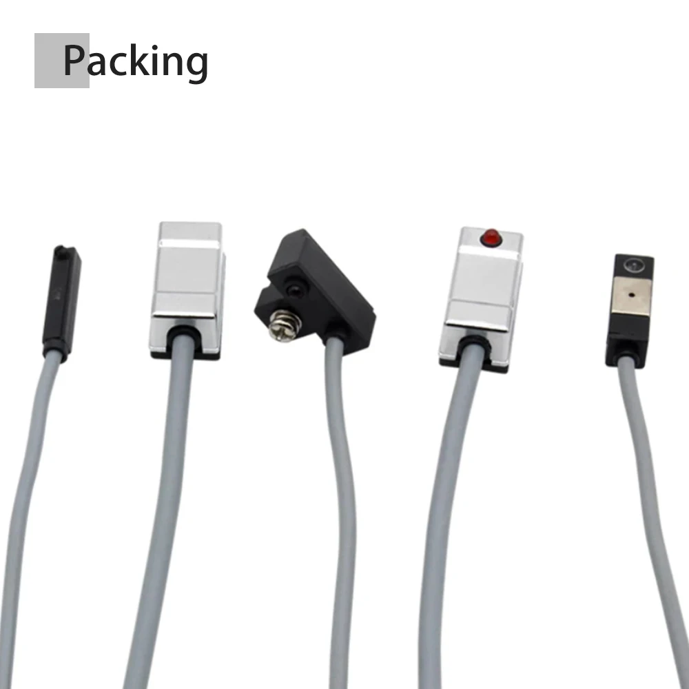 Cloweit Air Pneumatic Cylinder CS1-J Magnetic Reed Switch Sensor CS1-G CS1-M CS1-U -F D-A93 D-Z73 D-A73 D-C73 Switch Solenoid