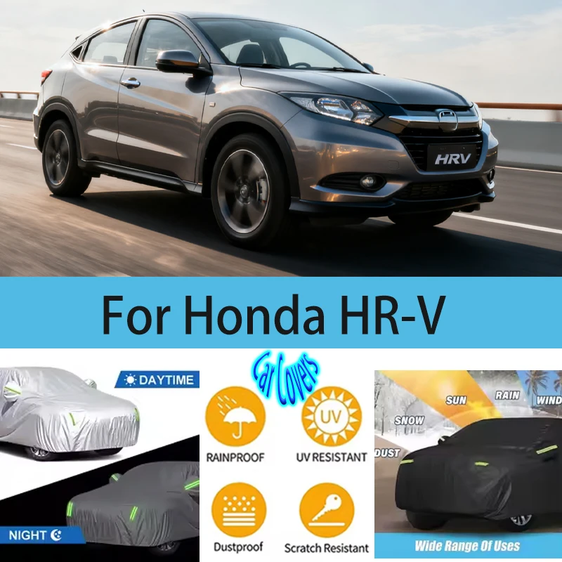 

For Honda HRV 2013-2020 Full Car Covers Outdoor Sun Anti UV Rain Snow Dust Protection Oxford Cloth Accessories