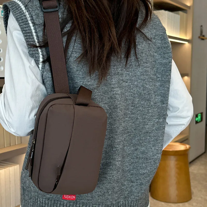 Neue Nylon-Brusttaschen, Bananentasche für Damen, Sling-Crossbody-Gürteltasche, Unisex-Hüfttasche, lässige Bauchtasche, hochwertige Gürteltasche – Detail 8