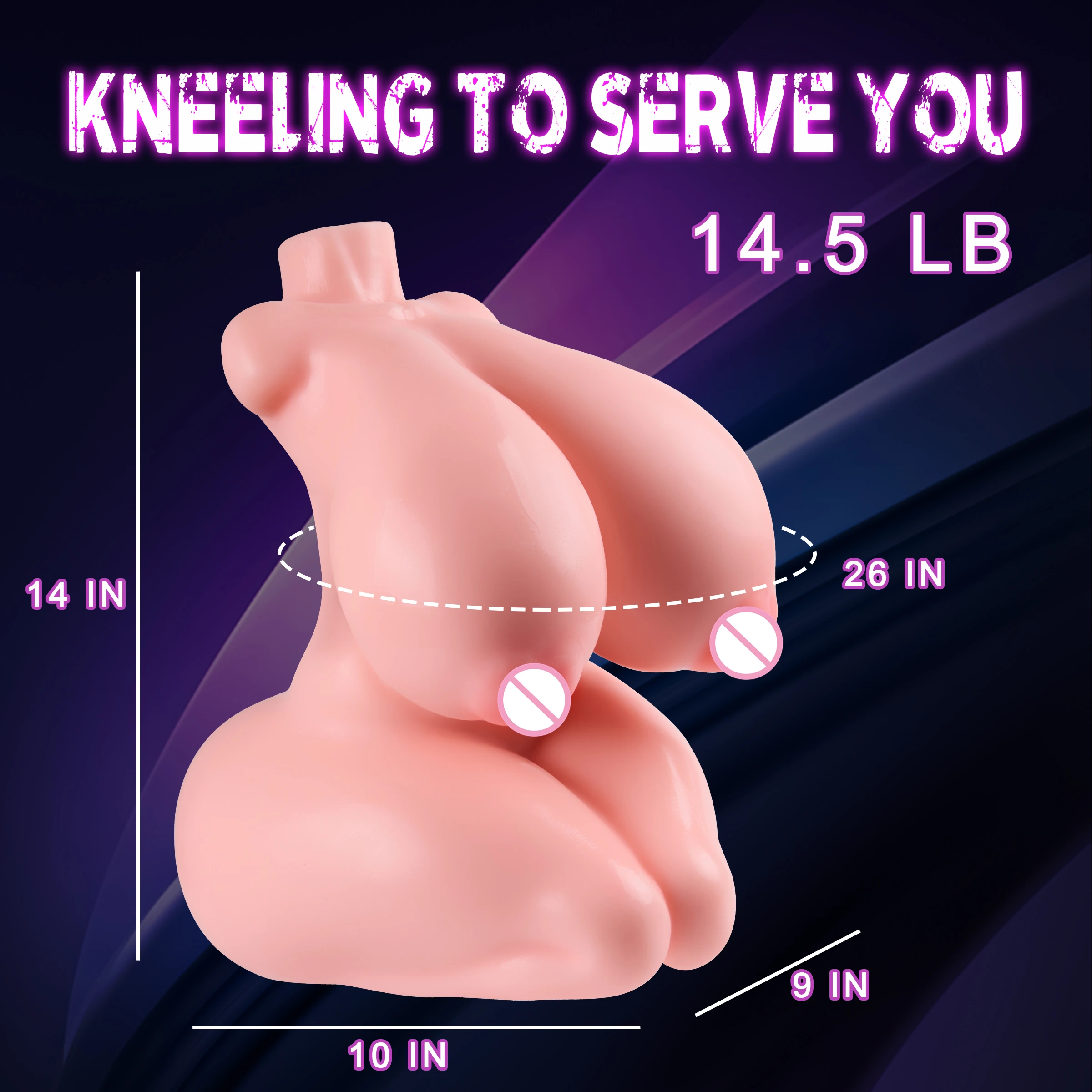 14.5 LB Magic Maid Sex Dolls for Men Male with Breast Realistic Pussy Ass Female Torso Adult Love Doll with Vaginal Anal Breast