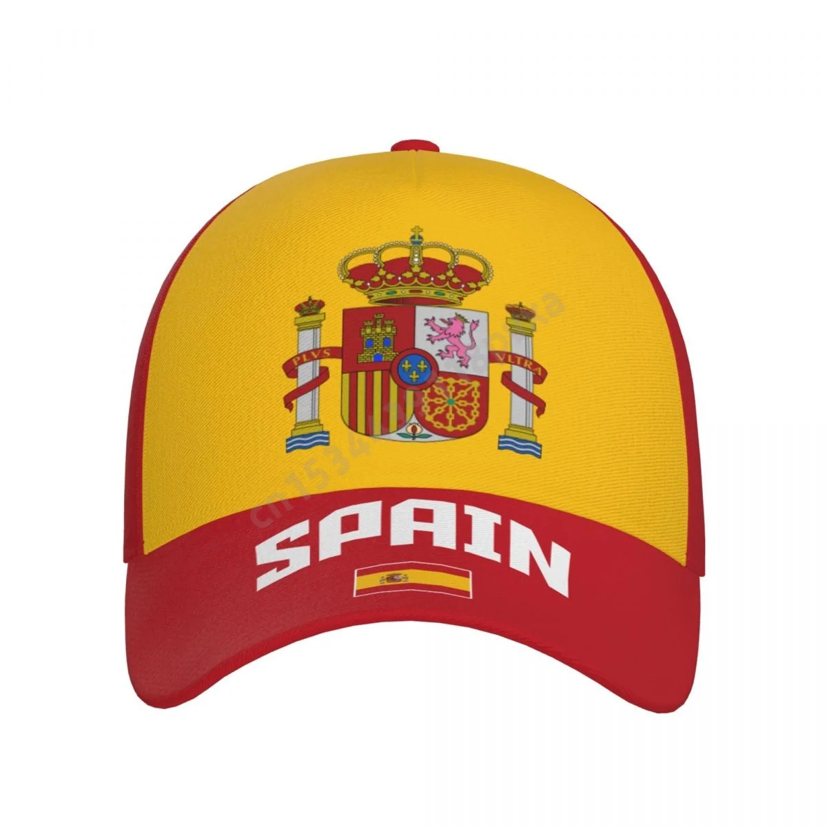 Unisex Spain Flag Cool Spanish Adult Baseball Cap Patriotic Hat for Baseball Soccer Fans Men Women