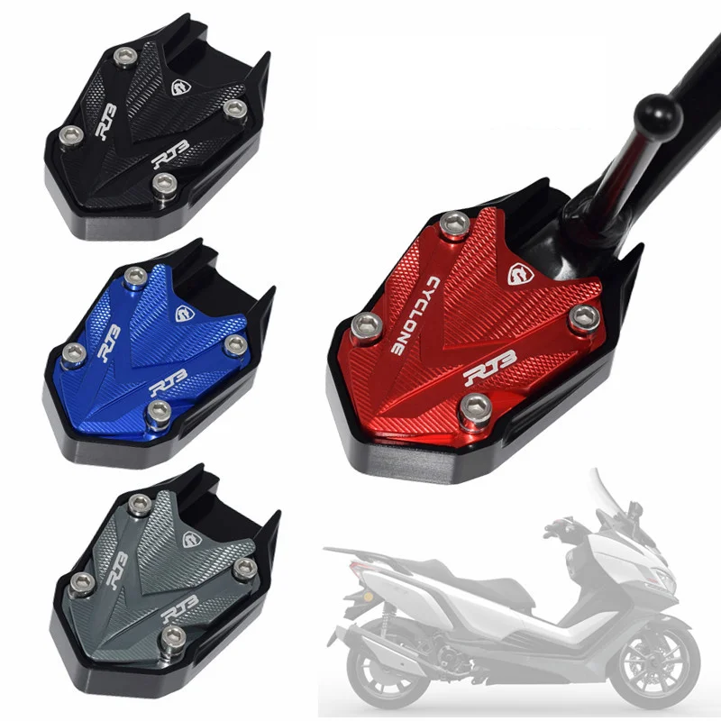 

Motorcycle Side Support Enlarged Seat Side Frame Foot Pad Modification Accessories for Zongshen Cyclone Rt3 Xq250