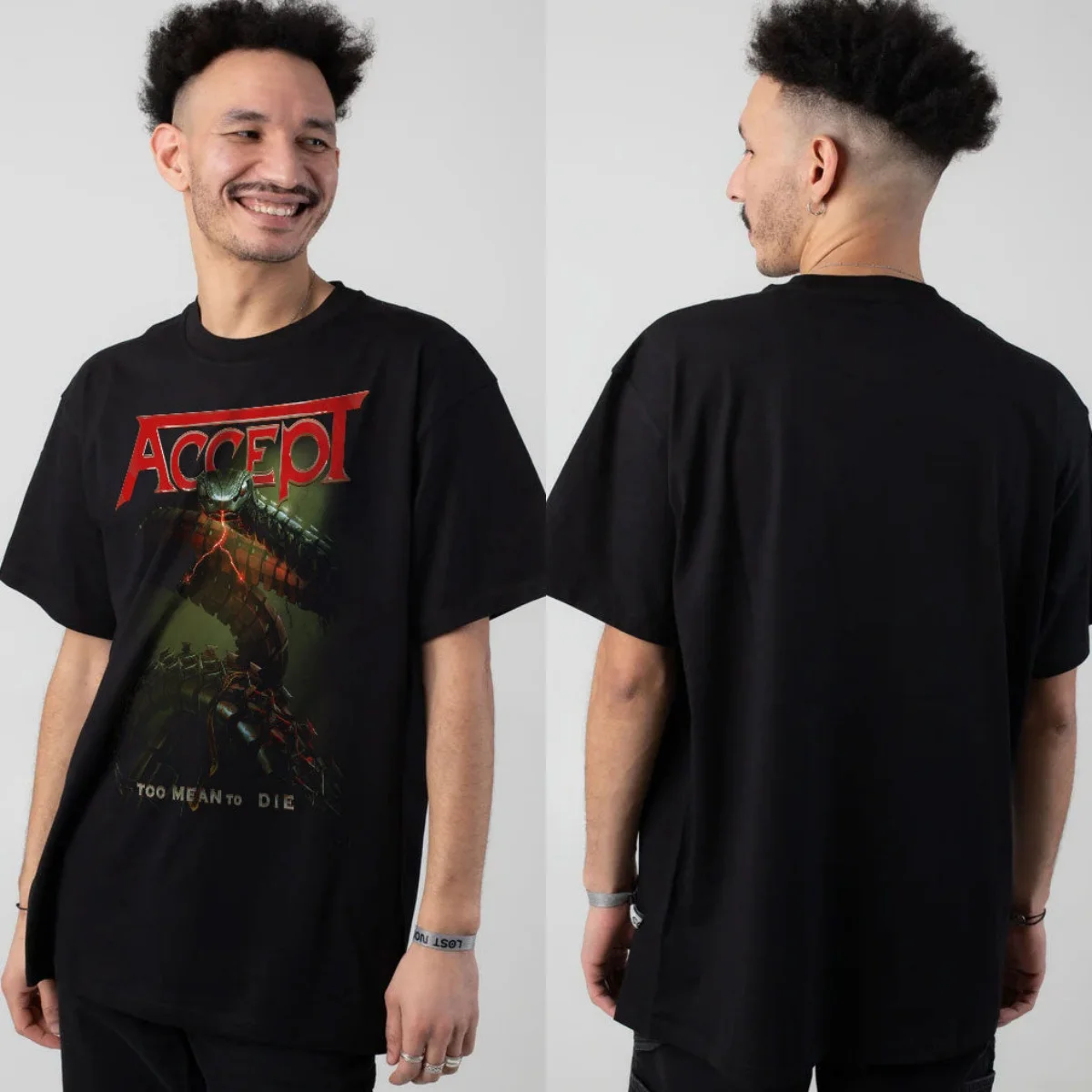 Top Accept Graphic Cotton T-shirt Unisex Summer Short Sleeve Fashion Brand Tee Luxury Casual Vintage Tee