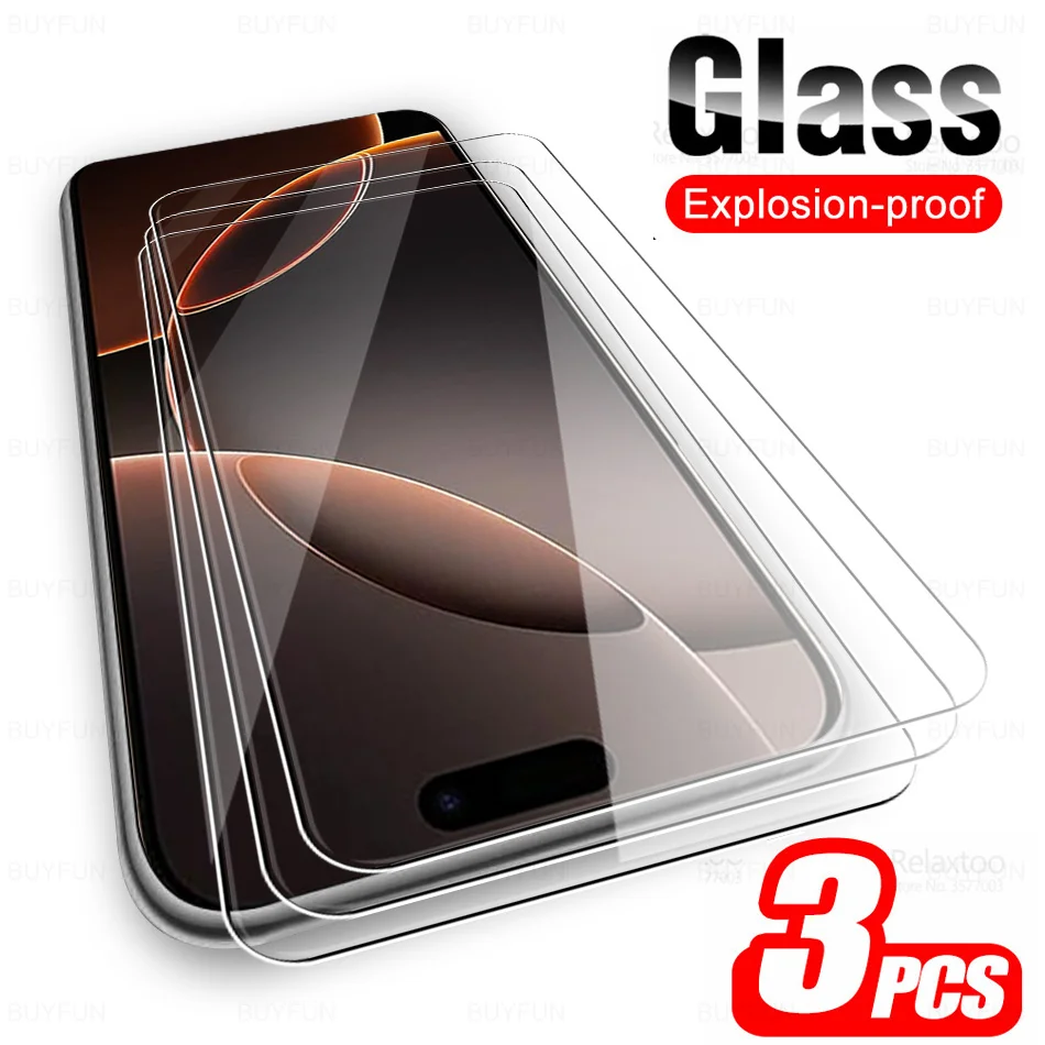 3Pcs 3Pcs Tempered Glass For iPhone 16 Pro Max Screen Protector iPhone16 Plus Armor Ding Phone Protective Film iPhone16Pro 16ProMax - Aliexpress Deal