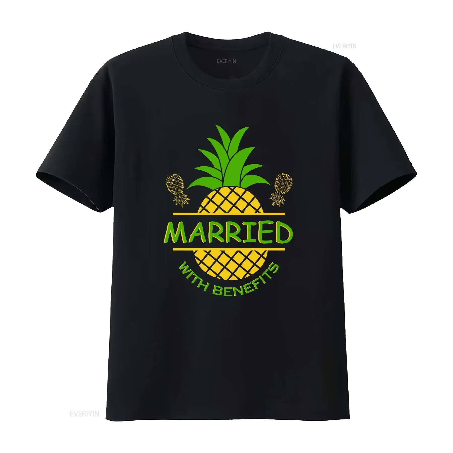Married With Benefits Swingers Pineapple T shirt Couple Swapping Adult Lifestyle Suggestive Upside Down vintage Washed Soft