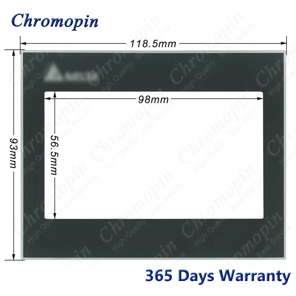 Imagem -02 - Digitador de Vidro do Painel da Tela de Toque para Delta Dop-103bq Touchscreen com Película Protetora de Sobreposição Dianteira Dop103bq