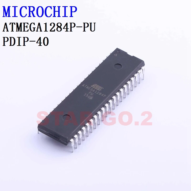 2PCSx ATMEGA1284P-PU PDIP-40 MICROCHIP Microcontroller