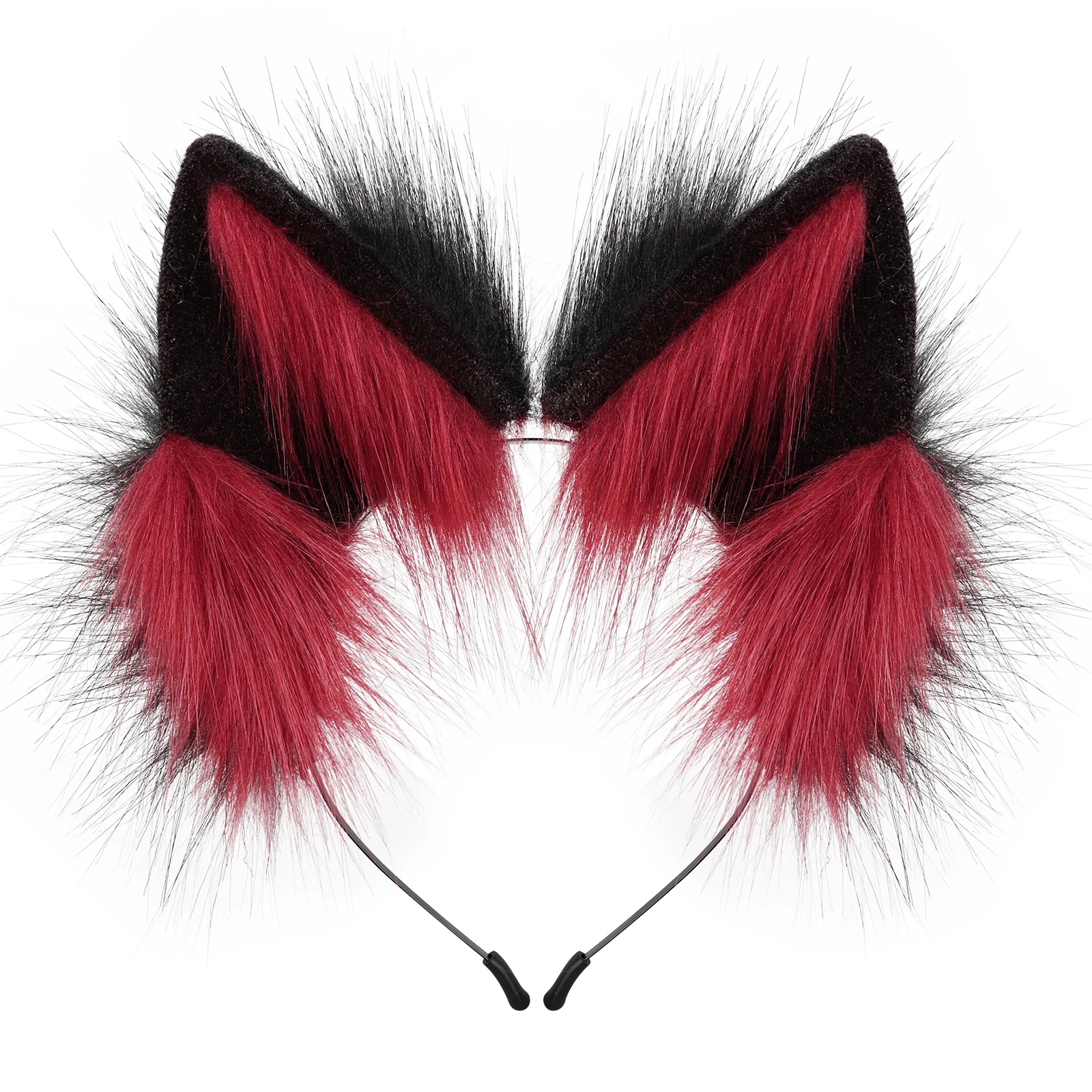 Cat Fox Faux Fur Ears Headband Animal Wolf Dog Furry Headwear Cosplay Party Hair Hoop