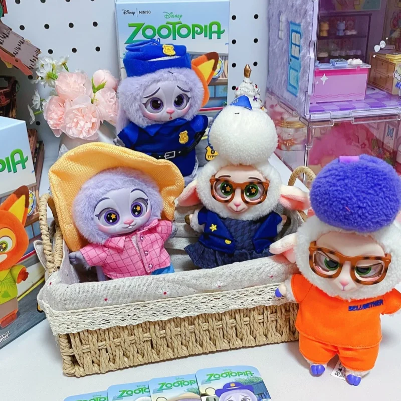 

Genuine Disney Zootopia Vinyl Series Blind Box Cute Cartoon Character Vinyl Plush Bag Pendant Toy Doll Mystery Box Trendy Gifts