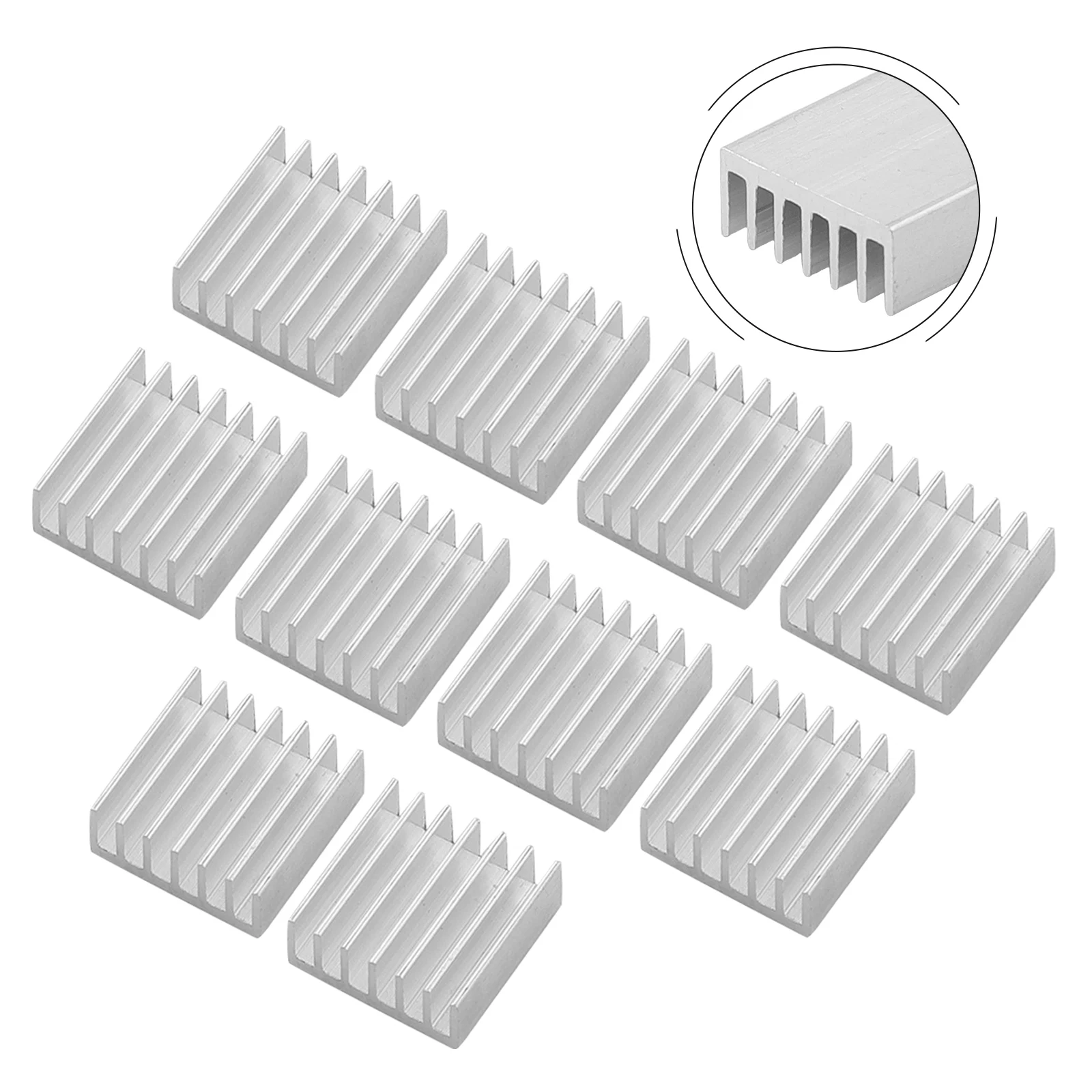 High Quality Practical Replacement Convenient Computer Radiator Aluminum 14x14x6mm Aluminum Heatsink Application
