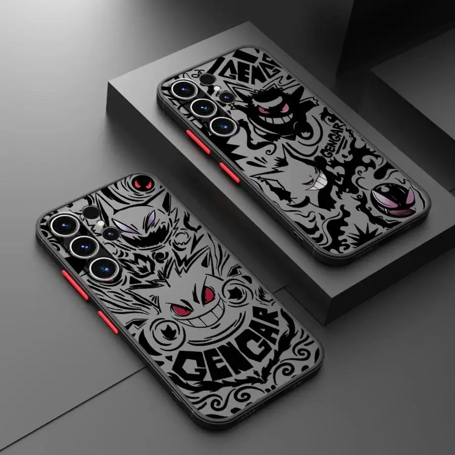 Phone Case for Samsung Galaxy A53 5G A16 A71 A12 A51 A23 A14 A52 A33 A72 A24 Frosted Funda Cover Comic Poison G-Gengar