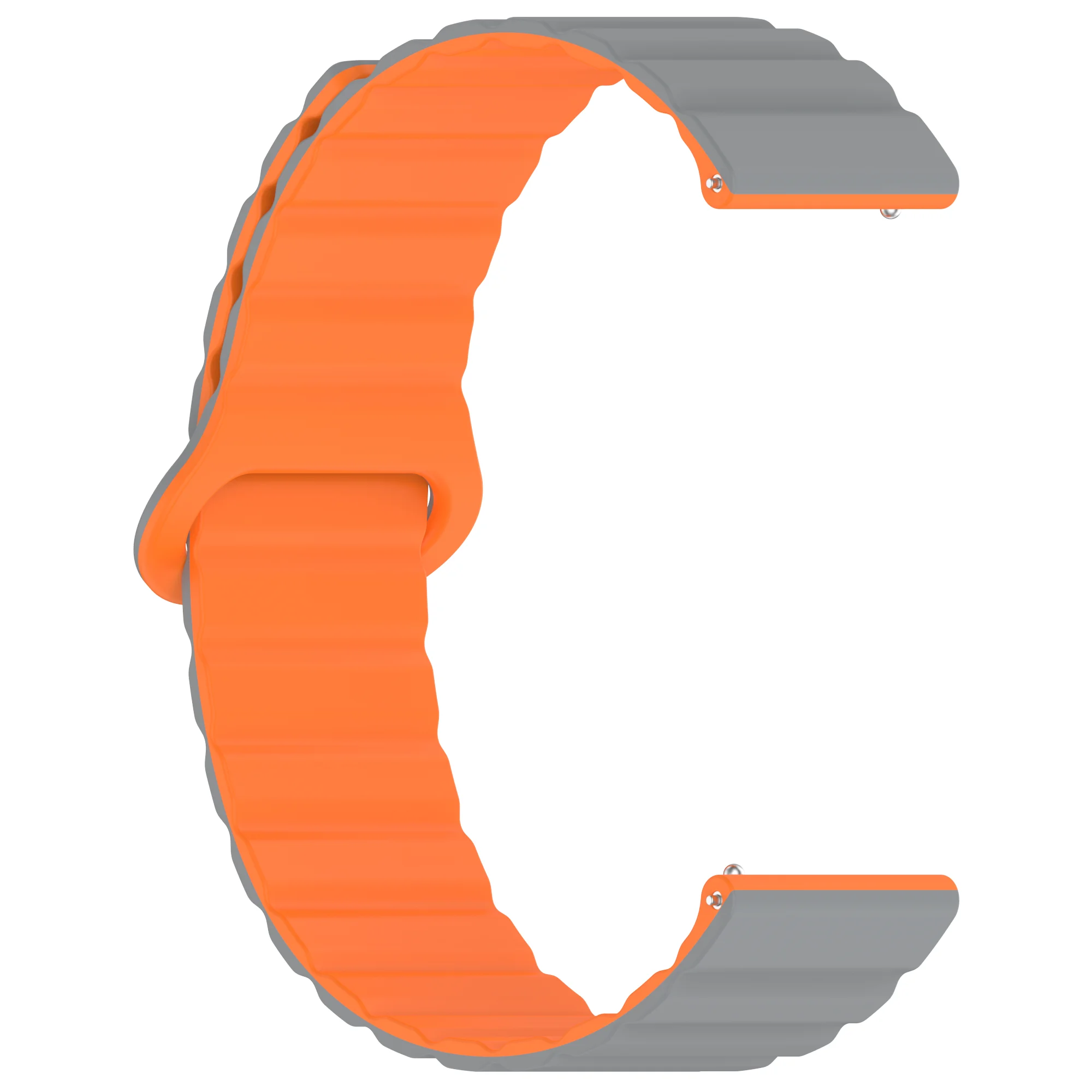 18mm/20mm/22mm Silicone Double-sided Magnetic Strap for Huawei GT5/5 Pro GT4 GT3 GT2, Quick-Release, Universal multiple models