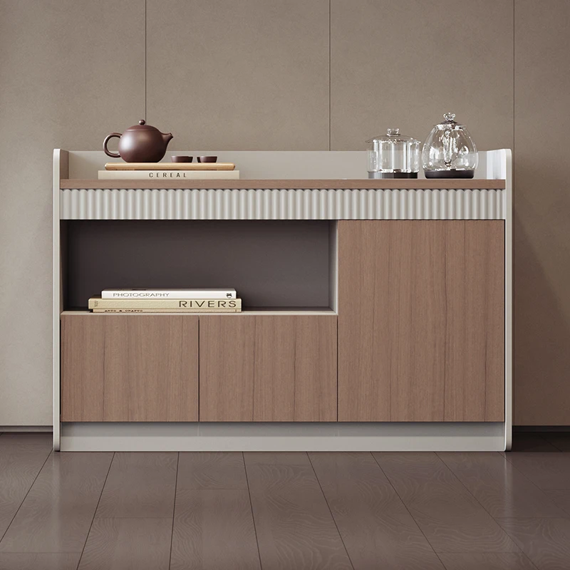 

Office sofa side tea cabinet tea storage integrated cabinet against the wall file cabinet
