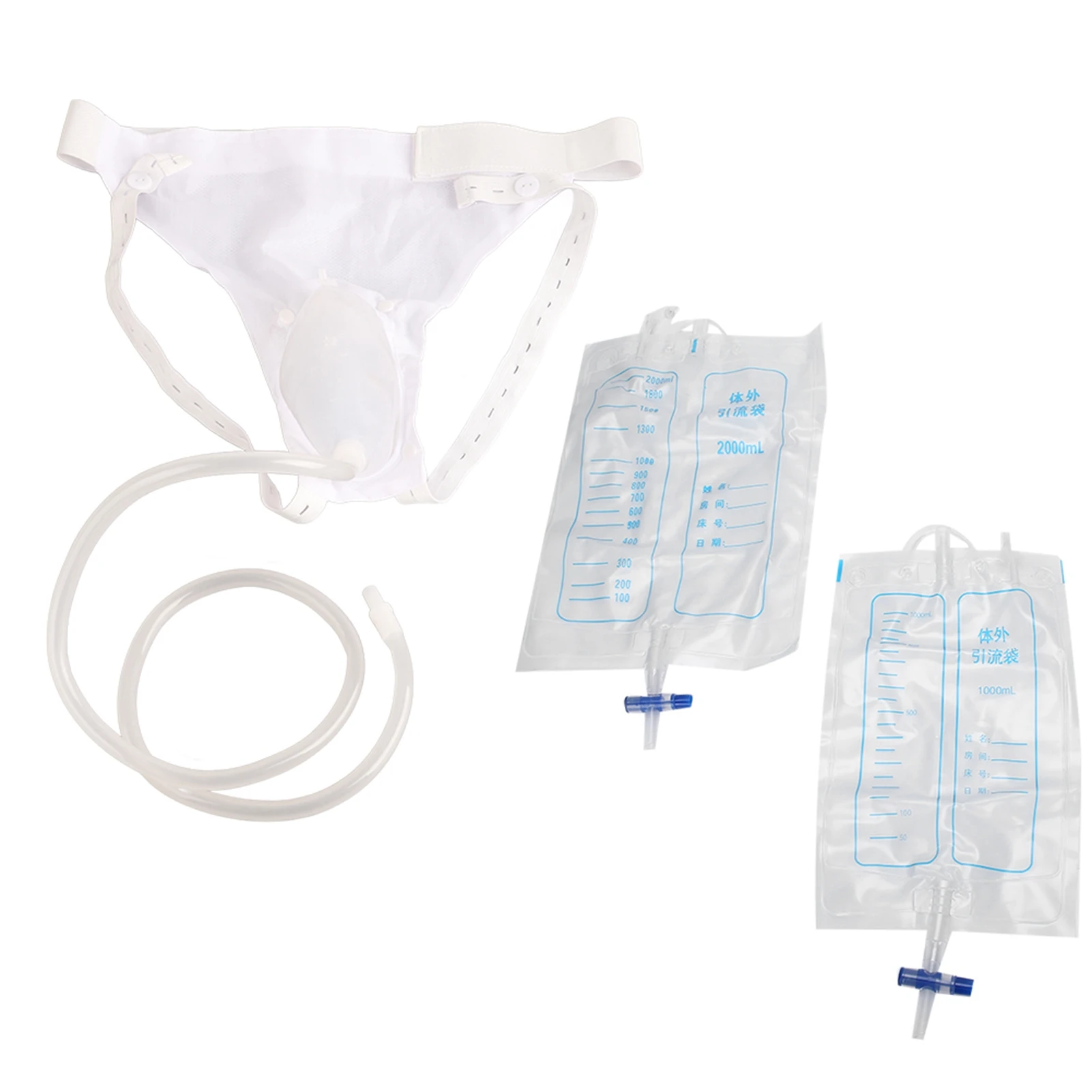 Urine Collection Bag Urine Bag Reusable Silicone Urinal for Men Elderly Bedridden Patients