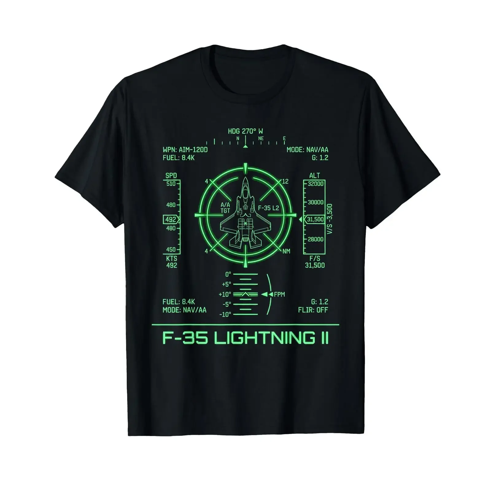 Locked On F 35 Lightning II Airplane Lover T Shirt vintage Washed Stylish Comfortable Breathable Versatile Unisex fashion