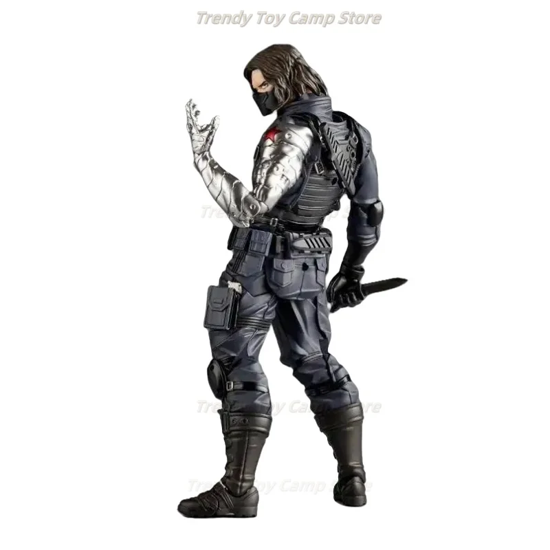 

【В наличии】14 см комиксов Зимний воин идеальный черный NR029, ПВХ фигурка, игрушки, детская подарочная коллекционная модель