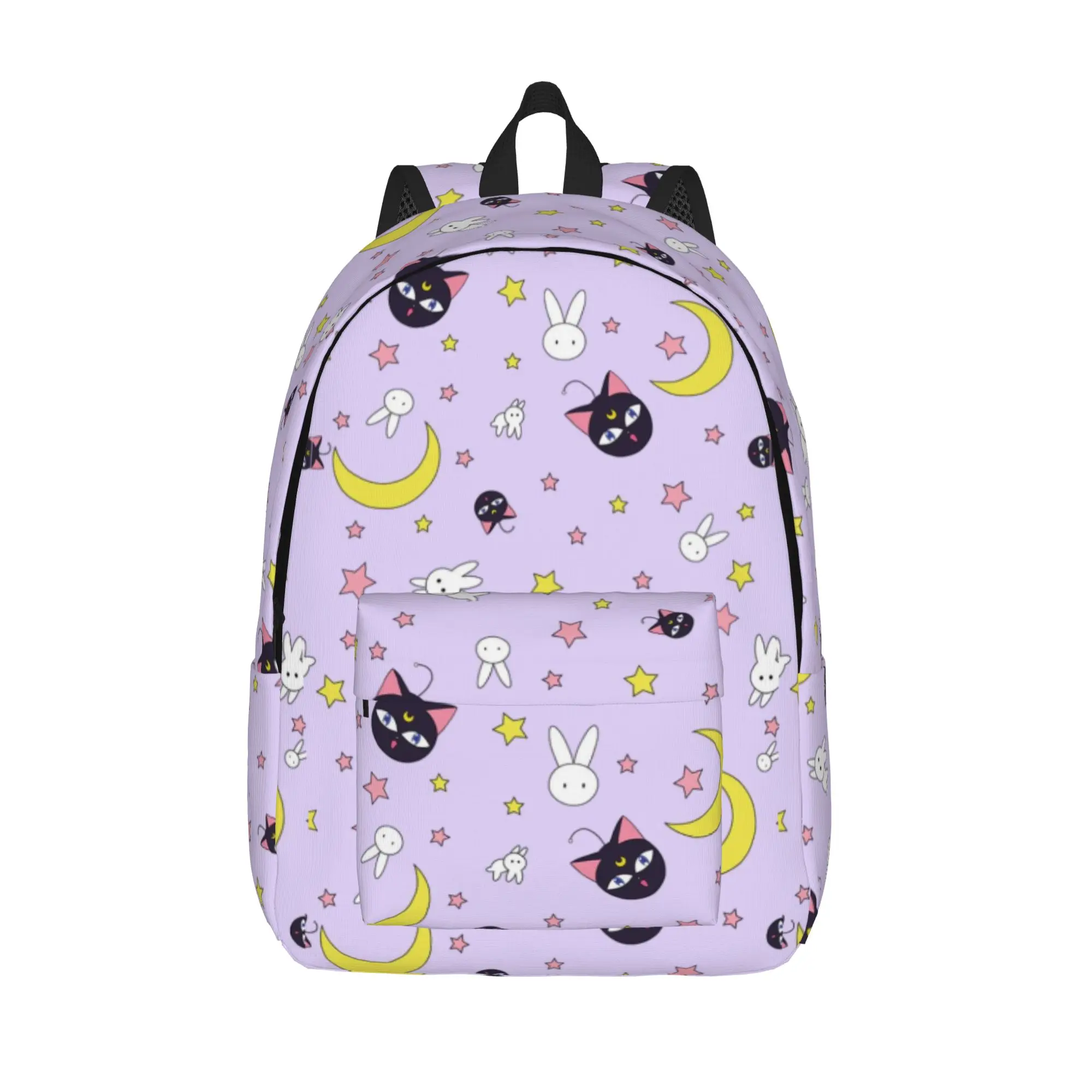 Sailors Moons Luna girls cats Backpack for Men Women Fashion Student Business Daypack  Laptop Computer Shoulder Bag Durable