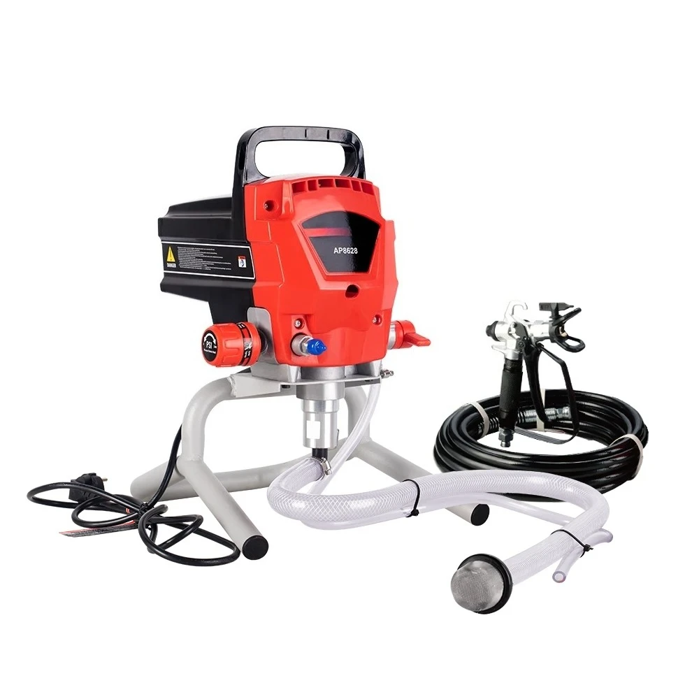 

AP8628 Airless Paint Sprayer With 517 Switch Tips Airless Sprayer Gun Ceiling Spray Gun Painting Machine