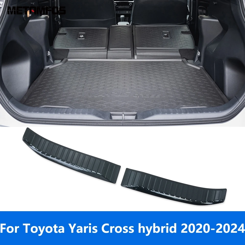 

Для Toyota Yaris Cross hybrid 2020-2022 2023 2024 ВНУТРЕННИЙ Задний порог задняя дверь бампер защитная накладка автомобильные аксессуары
